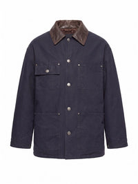 Prada Men Cotton And Re-Nylon Down Jacket
