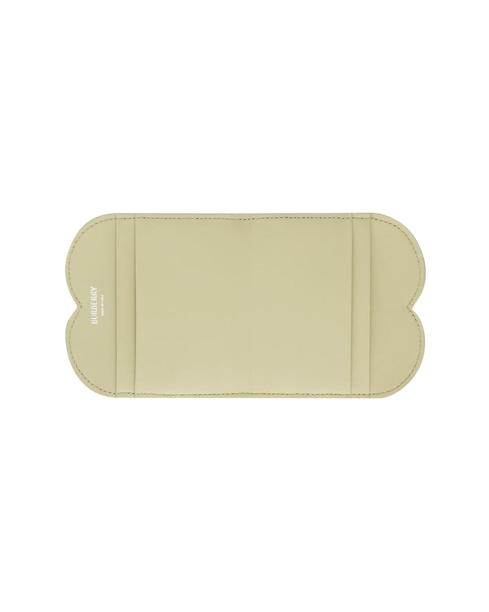 Burberry Scalloped Edge Leather Card Holder Women Beige Other