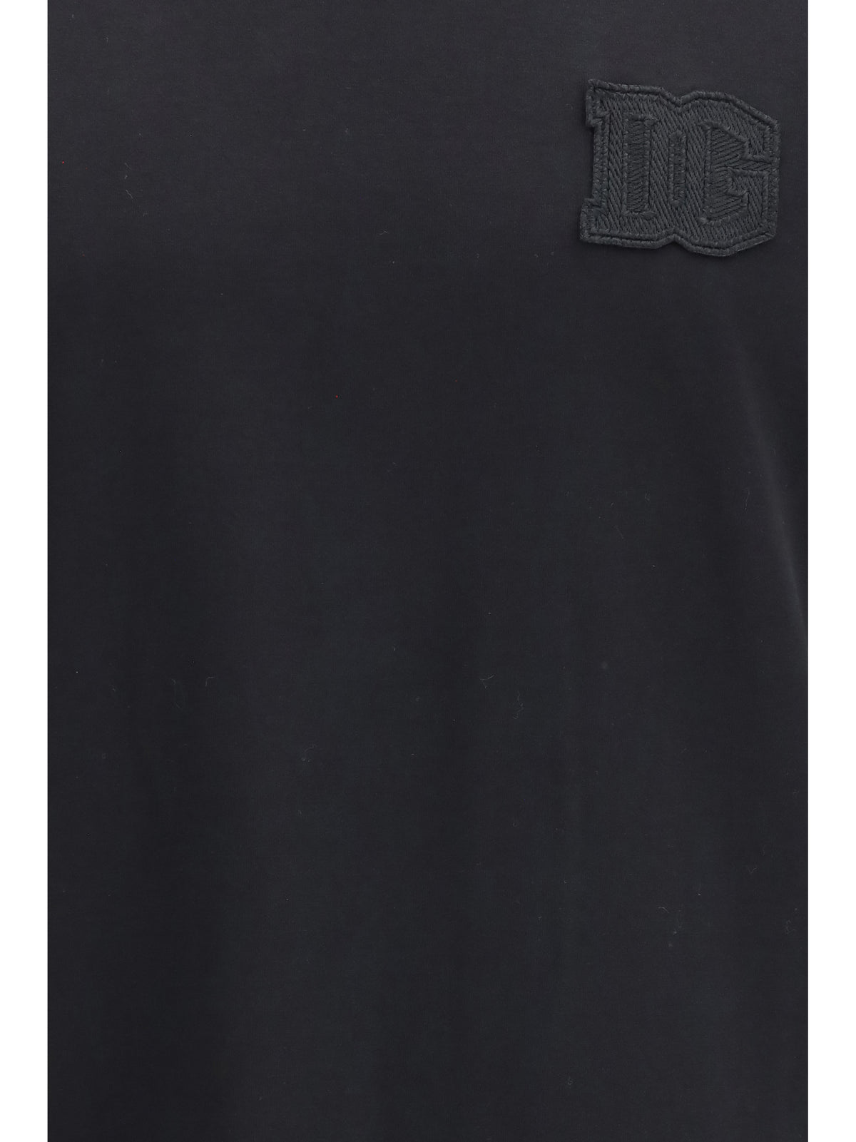 Dolce & Gabbana Men Cotton T-Shirt With Patch