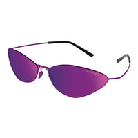 Balenciaga Sunglasses Cat Eye Full Rim, Black Frame and Grey Lens BB0350S001