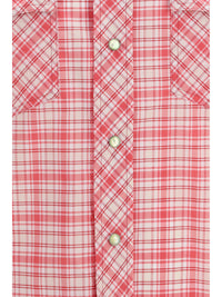 Versace Men Slim Checked Cotton Poplin Shirt