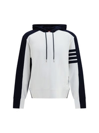 Thom Browne Men Loopback Colorblock Hooded Sweatshirt