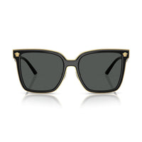 Versace Versace Sunglasses Butterfly Full Rim, Black Frame and Dark Grey Lens VE2278DGB1/87