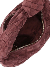 Bottega Veneta Women Deep Mahogany "Jodie" Mini Handbg