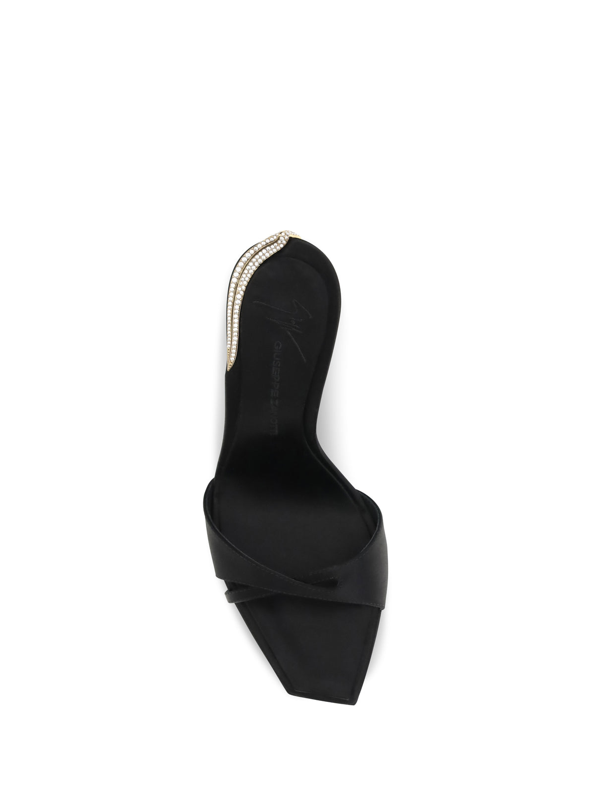 Giuseppe Zanotti Women Salamander Satin Mules Sandals