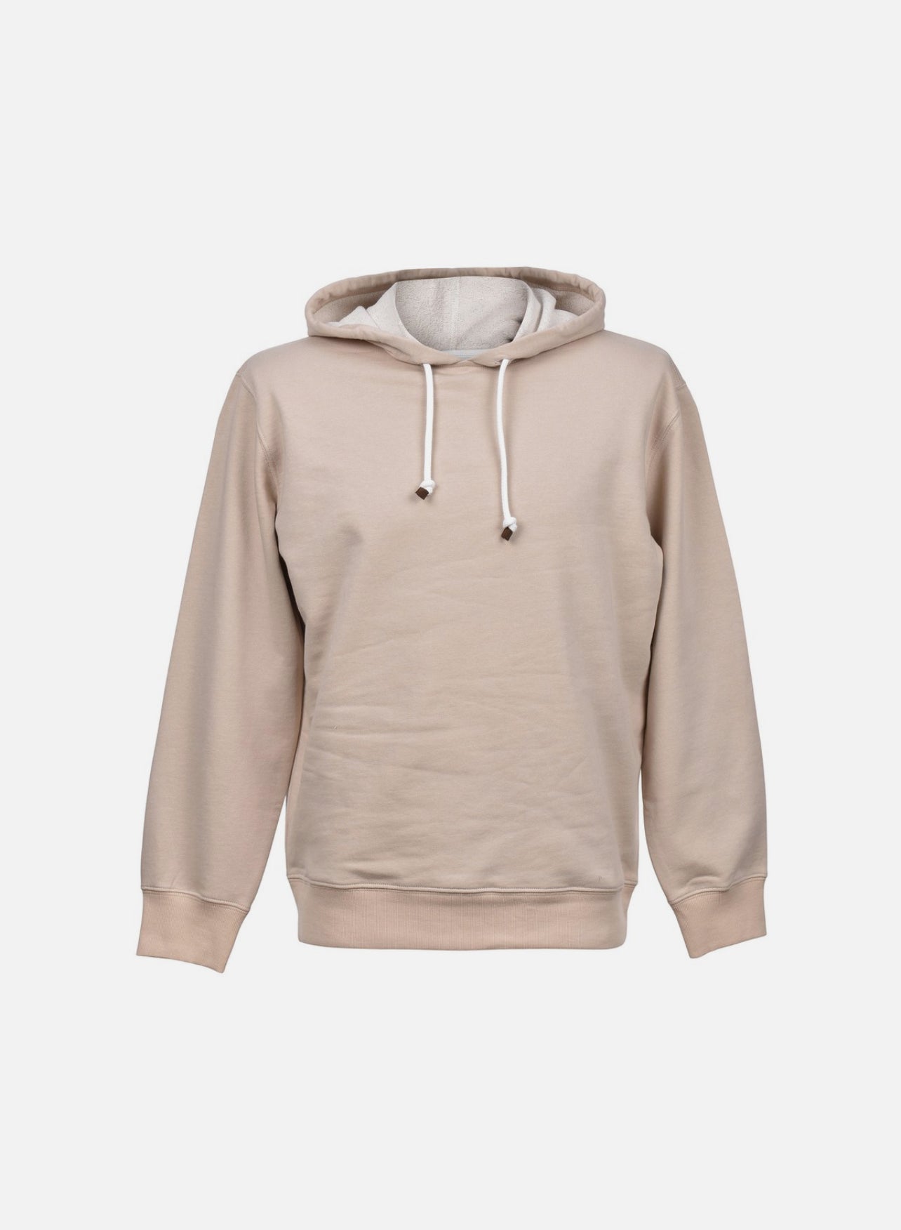 BRUNELLO CUCINELLI MEN'S HOODIE IN CLAY