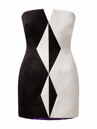 Versace Women Silk Duchesse Mini Dress