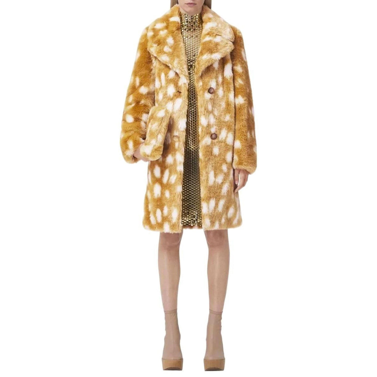 Burberry Faux Fur Coat Women