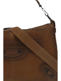 BALENCIAGA Balenciaga Men Medium Le City Moto Shoulder Bag