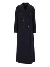 Max Mara Women Double-Breasted Brushed Cashmere Coat