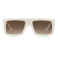 Marc Jacobs Sunglasses Rectangle Full Rim, White Frame and Brown Gradient Lens MARC775/S0SZJHA