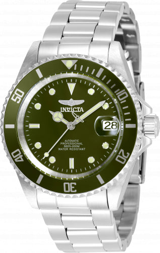 Invicta Men's Pro Diver Green Dial Watch - 35690