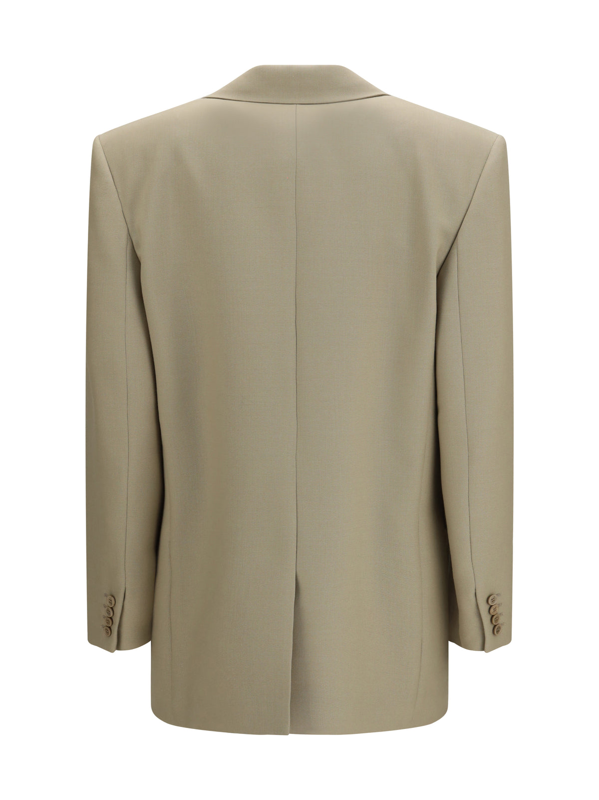 Saint Laurent Women Single-Breasted Jacket In Wool And Silk