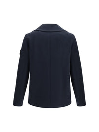 Stone Island Men Double-Breasted Wool And Cashmere Jacket