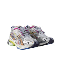 Balenciaga Runner Sneakers Distressed Design Women Multicolor
