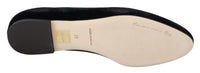 Dolce & Gabbana Dolce & Gabbana Black Velvet Slip Ons Loafers Flats Women's Shoes