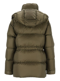 Moncler Moncler Women Sesie Hooded Midi Down Coat