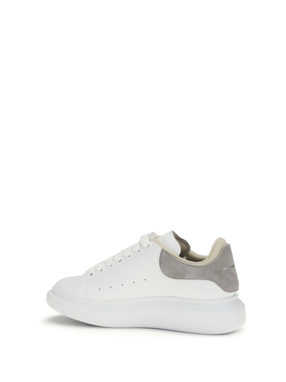 Alexander Mcqueen Men Oversized Sneakers With Suede Heel Tab