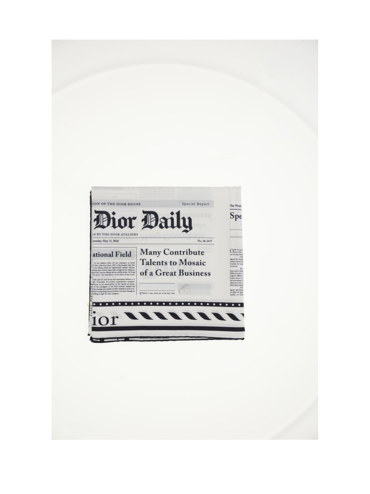 Dior Women Newspaper 90X90
