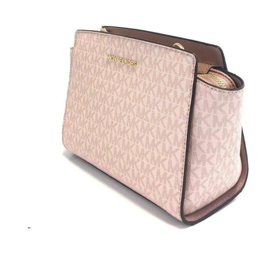 Michael Kors Selma Pink Medium Messenger Bag