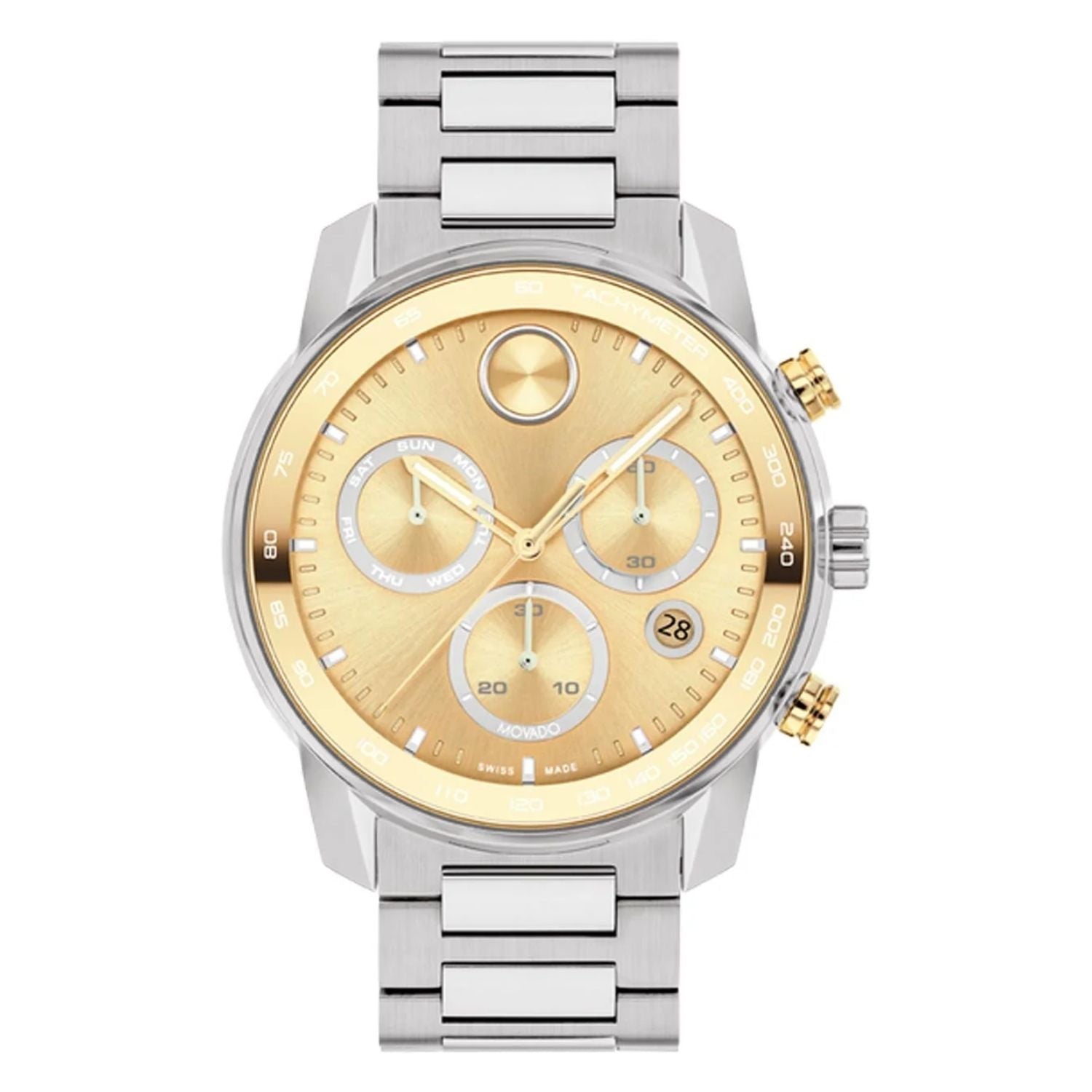 Movado Movado Men's Verso Gold Dial Watch - 3600907