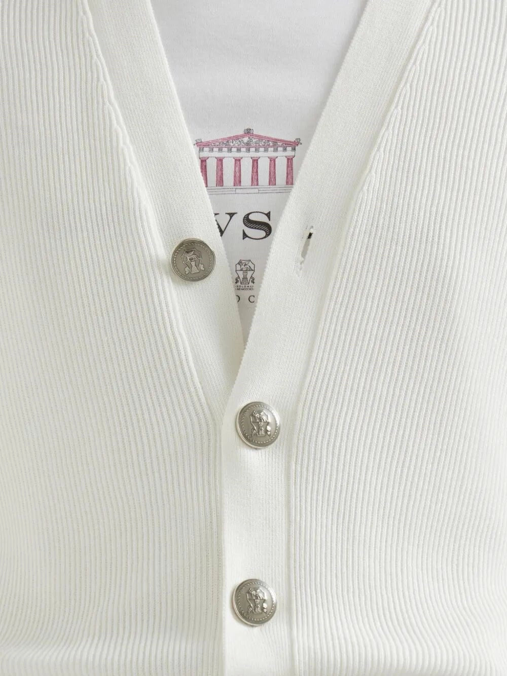 Brunello Cucinelli Men English Rib Knit Cardigan