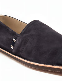 Brunello Cucinelli Suede Espadrilles with Striped Grosgrain Tab
