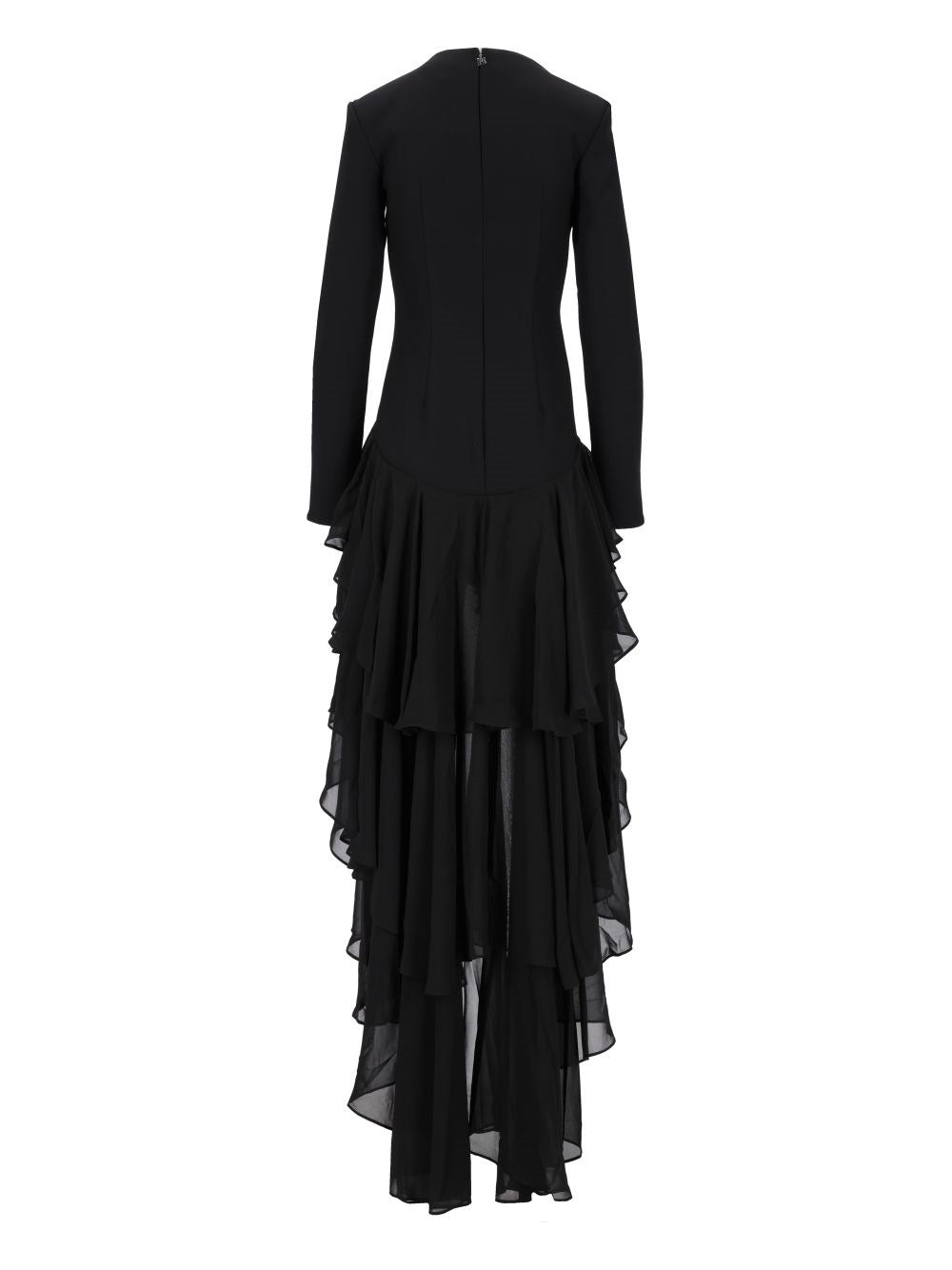 Rotate Rotate Women Ruffled Dress With Train
