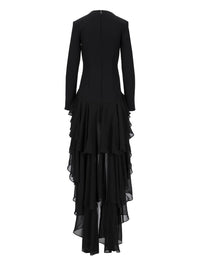 Rotate Rotate Women Ruffled Dress With Train