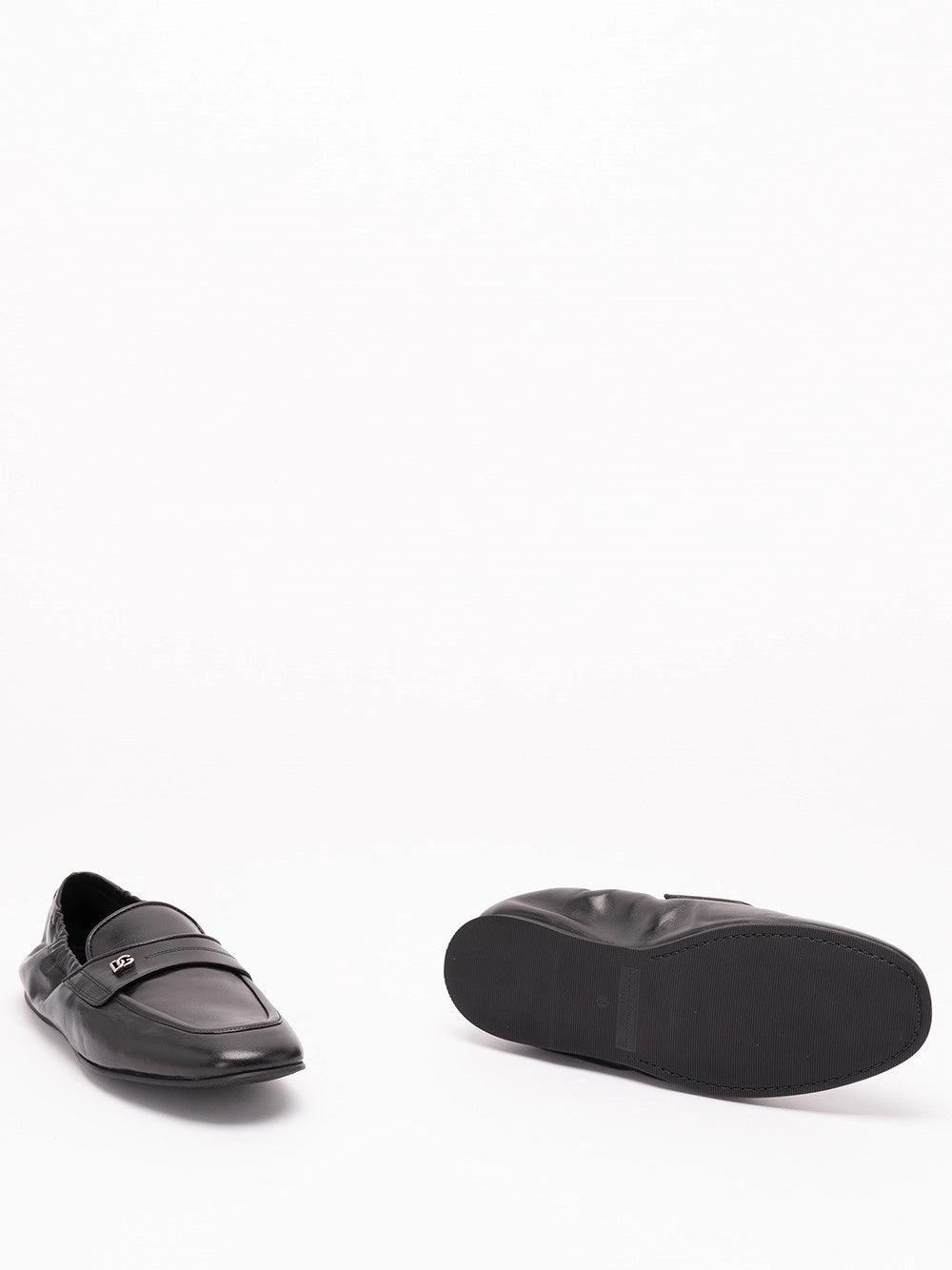 Dolce & Gabbana Men Slippers In Calfskin