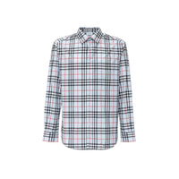 Burberry Checked Cotton Shirt Men