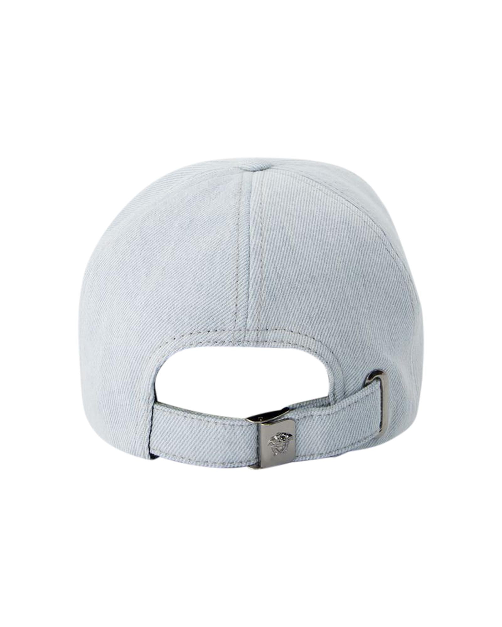 Versace Logo Baseball Cap Men Blue Hats