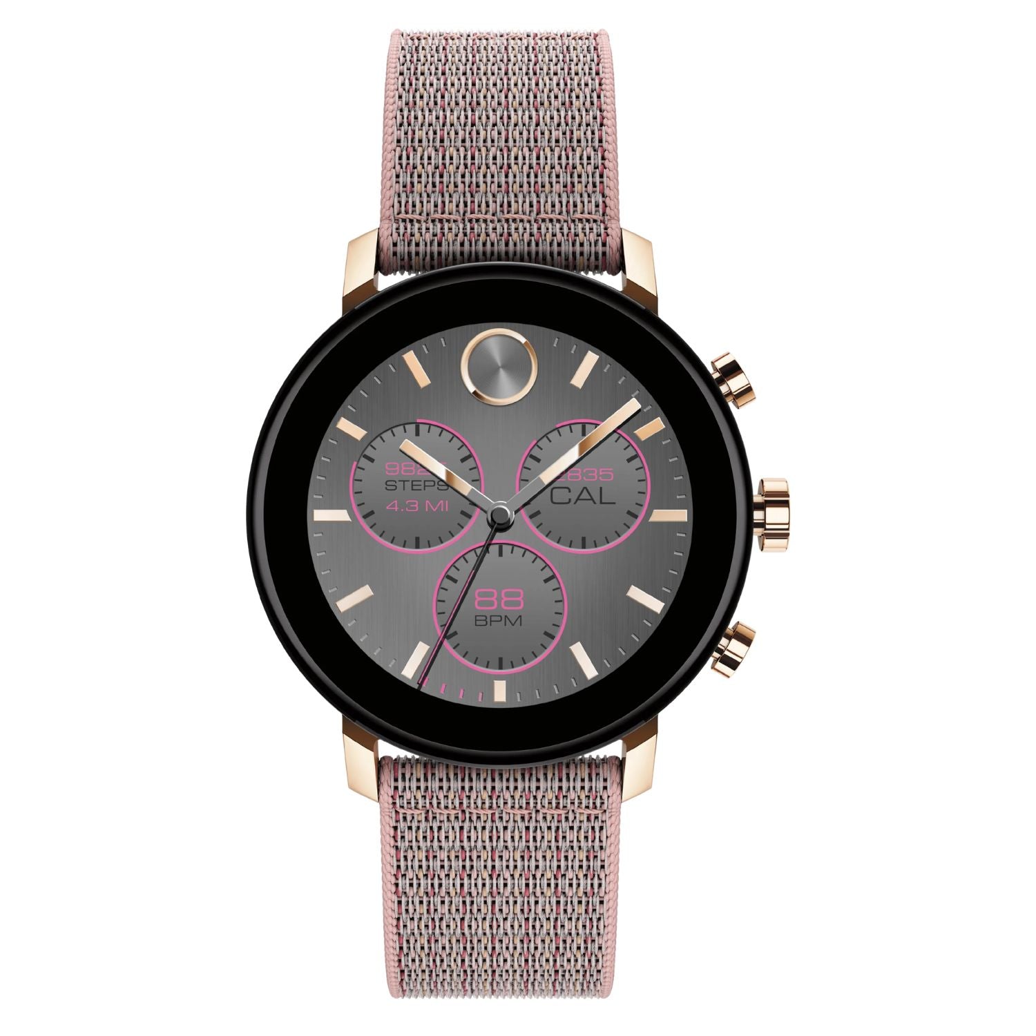 Movado Women's Connect Black Dial Watch - 3660025