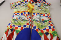 Dolce & Gabbana Multicolor Printed Snow Trouser Women's Pants