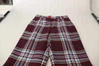 Dolce & Gabbana Gray Checked High Waist Cropped Trouser Women's Pants
