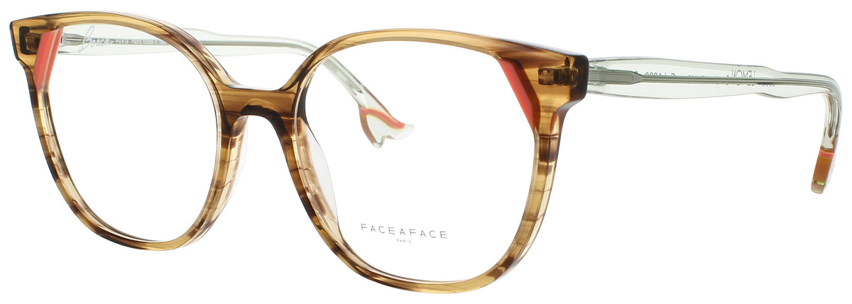 Face A Face Face A Face Optical Glasses Brown