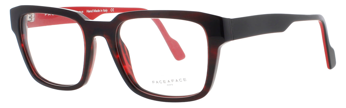 Face A Face Face A Face Optical Glasses RED TRANSPARENT TORTOISE