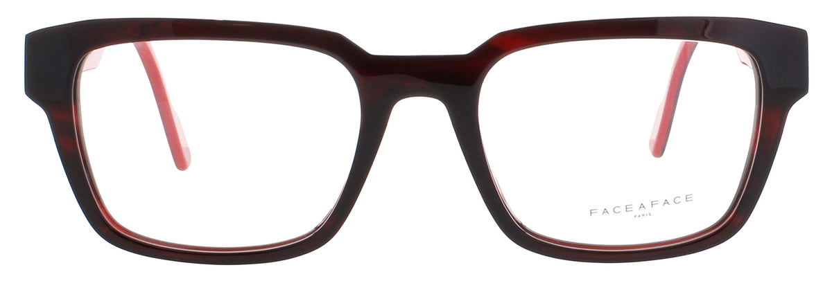 Face A Face Face A Face Optical Glasses RED TRANSPARENT TORTOISE