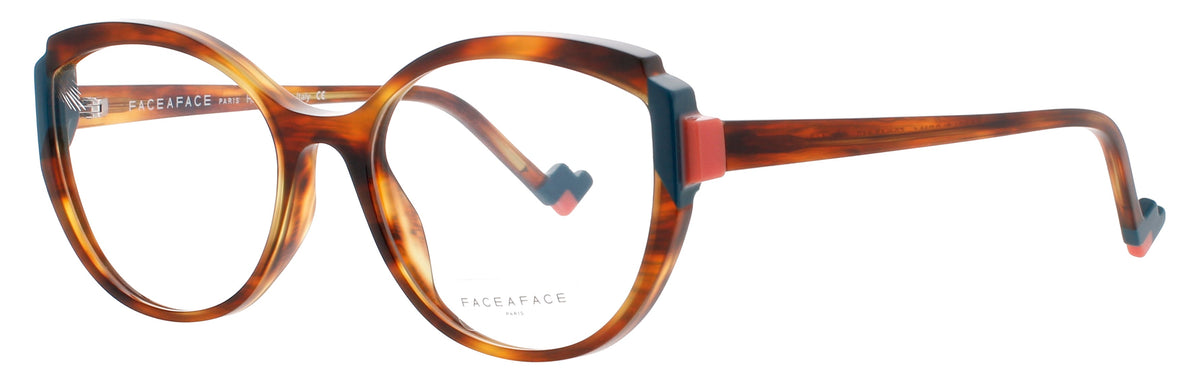 Face A Face Face A Face Optical Glasses Brown