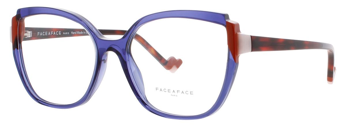 Face A Face Face A Face Optical Glasses INK BLUE