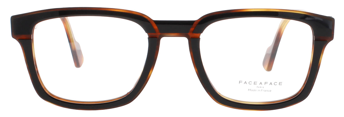 Face A Face Face A Face Optical Glasses TORTOISE ORANGE / BLUE PETROL OPAQUE