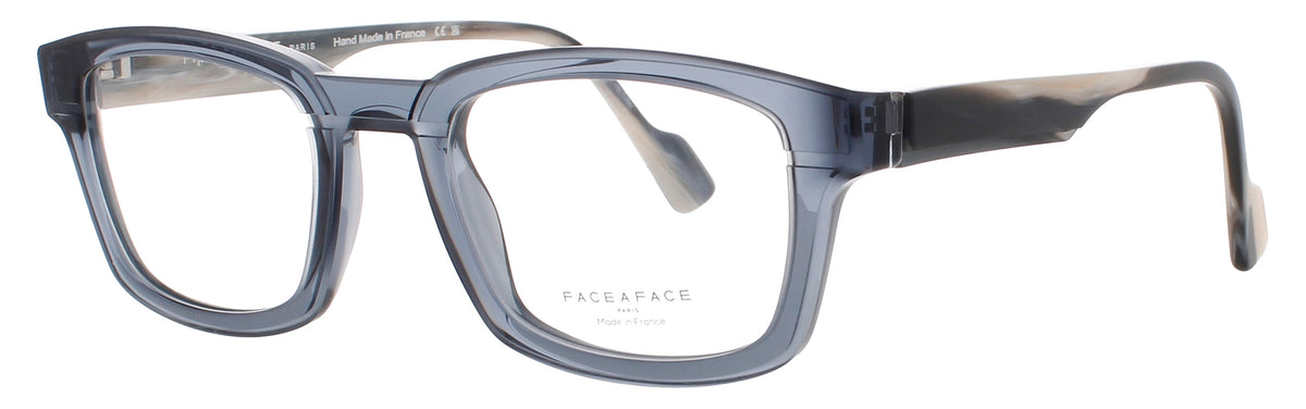 Face A Face Face A Face Optical Glasses TRANSPARENT STRIPED GREEN HORIZONTAL