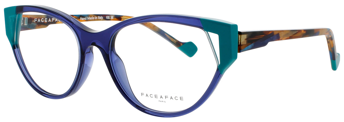Face A Face Face A Face Optical Glasses Blue
