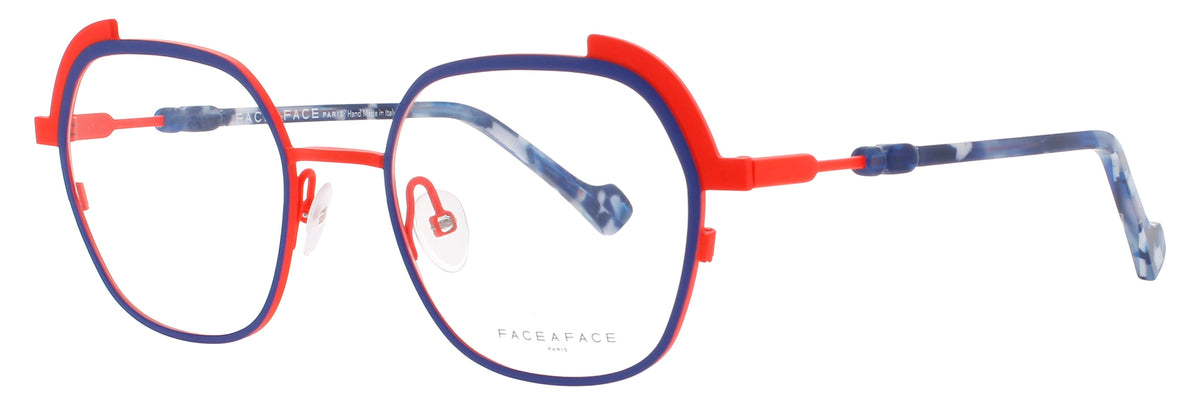 Face A Face Face A Face Optical Glasses METALIZED FLASHY BLUE