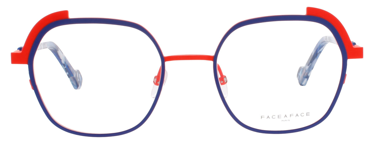 Face A Face Face A Face Optical Glasses METALIZED FLASHY BLUE