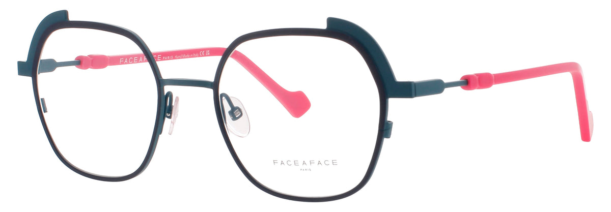 Face A Face Face A Face Optical Glasses METALIZED FLASHY BLUE