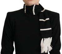 Dolce & Gabbana Black Cashmere Turtleneck Pullover Women's Sweater