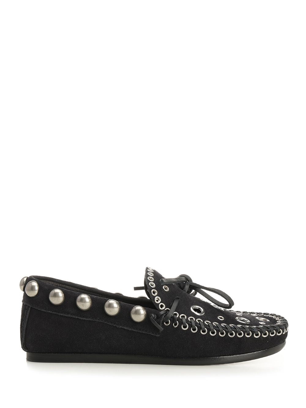 Isabel Marant Women Suede Eyelets Moccasin