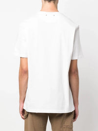 Golden Goose Men T-Shirt Distressed Cotton