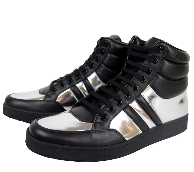 Gucci Men's High top Contrast Padded Leather Sneaker 368494
